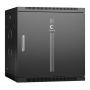 Cabeus SH-05F-12U60/35m-BK Шкаф настенный 19" 12U 600x350x635mm (ШхГхВ) дверь металл, черный