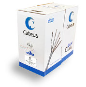 Cabeus UTP-4P-Cat.5e-SOLID-GY витая пара UTP, кат 5e, 4 пары (305 м)