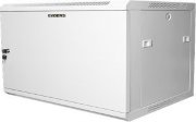 Шкаф телекоммуникационный настенный 19 18U 600х350х901 мм, металлическая дверь, серый, GYDERS GDR186035GM