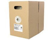 Витая пара UTP CAT-5E 4 pr 25 AWG PVC, белый 305 метров SINELLS