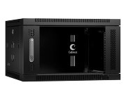 Cabeus SH-05F-6U60/45-BK Шкаф настенный 19" 6U 600x450x368mm, дверь стекло