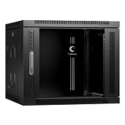 Cabeus SH-05F-9U60/45-BK Шкаф настенный 19 9U 600x450x501mm дверь стекло, черный